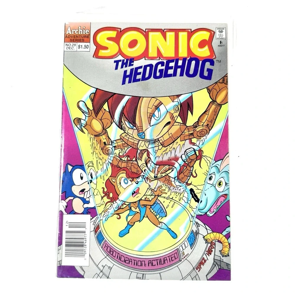 Sonic The Hedgehog Archie Comics Lot #23 #26 #28 #29 1990s Sega